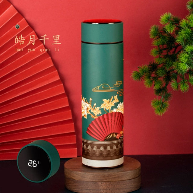 Temperature Display Thermos Bottle Cup