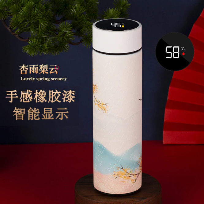 Temperature Display Thermos Bottle Cup