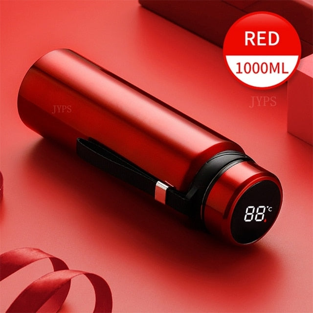 1000ML Smart Thermos Bottle Cold and Hot