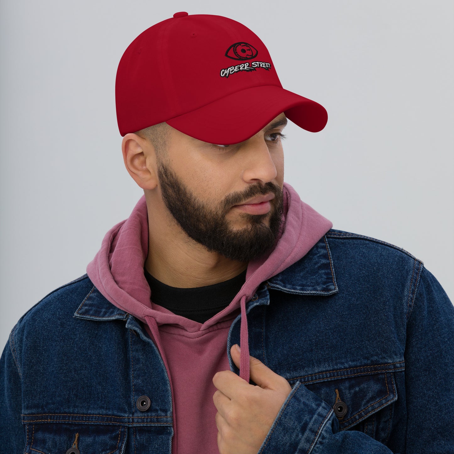 Black Cyberr Street Dad hat