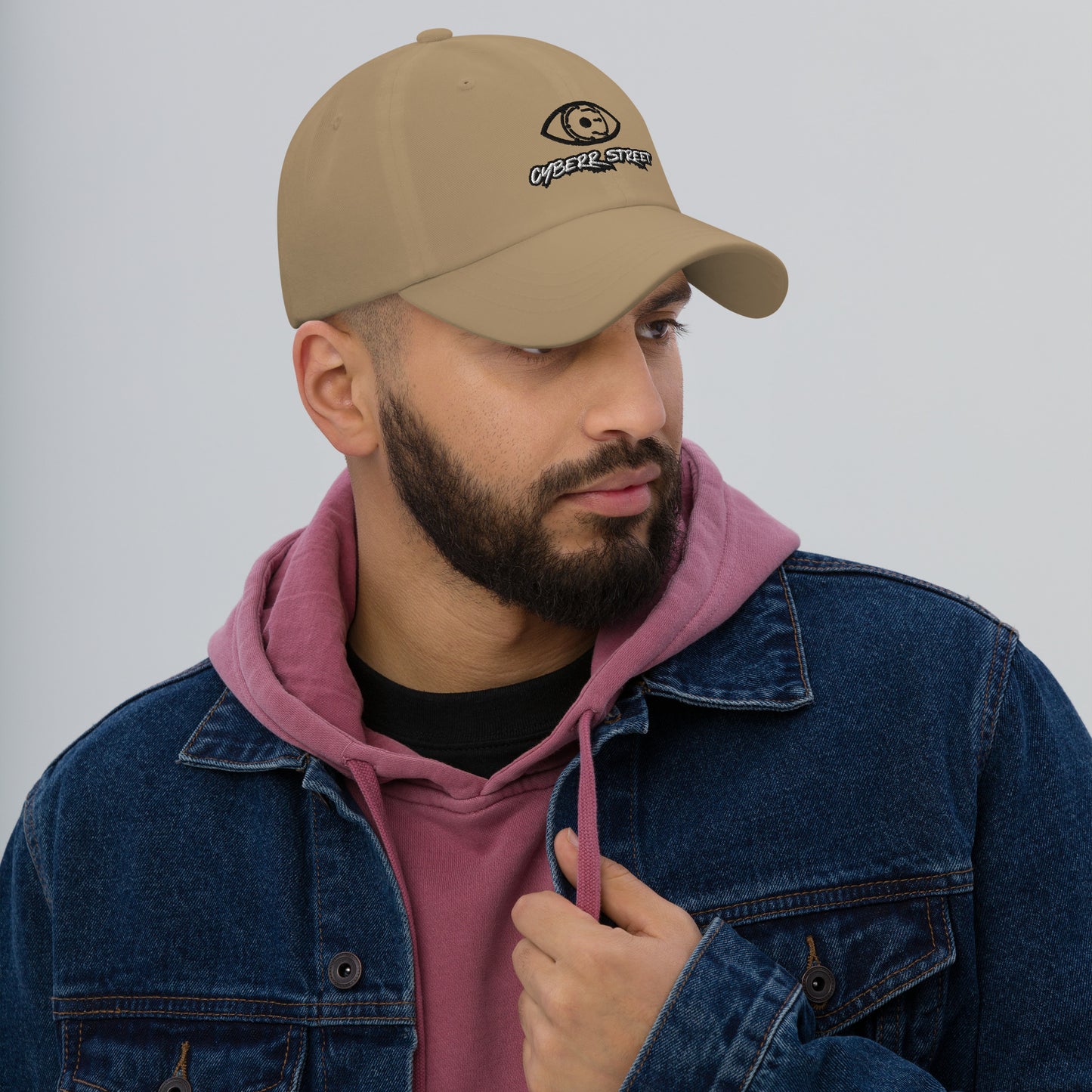 Black Cyberr Street Dad hat