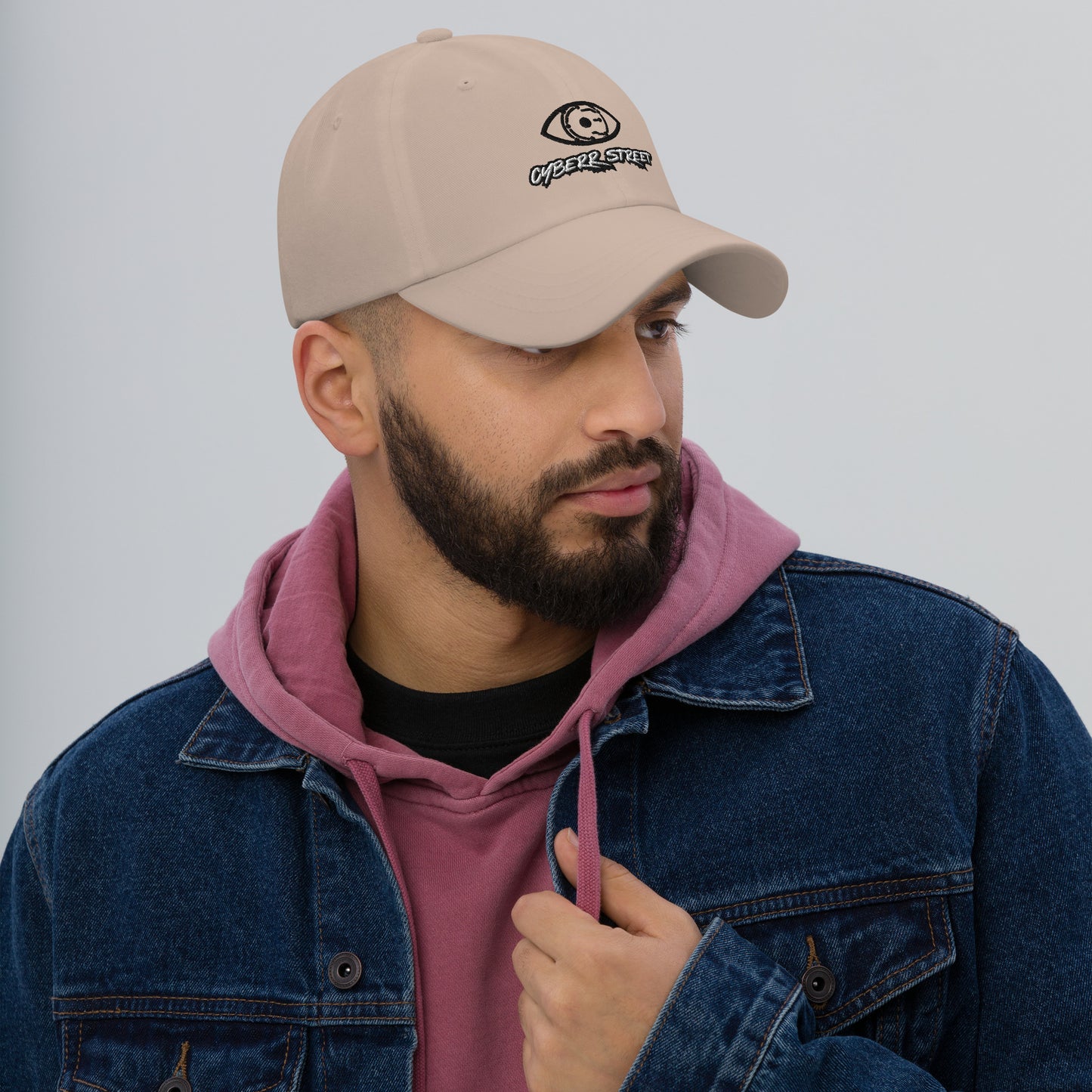 Black Cyberr Street Dad hat