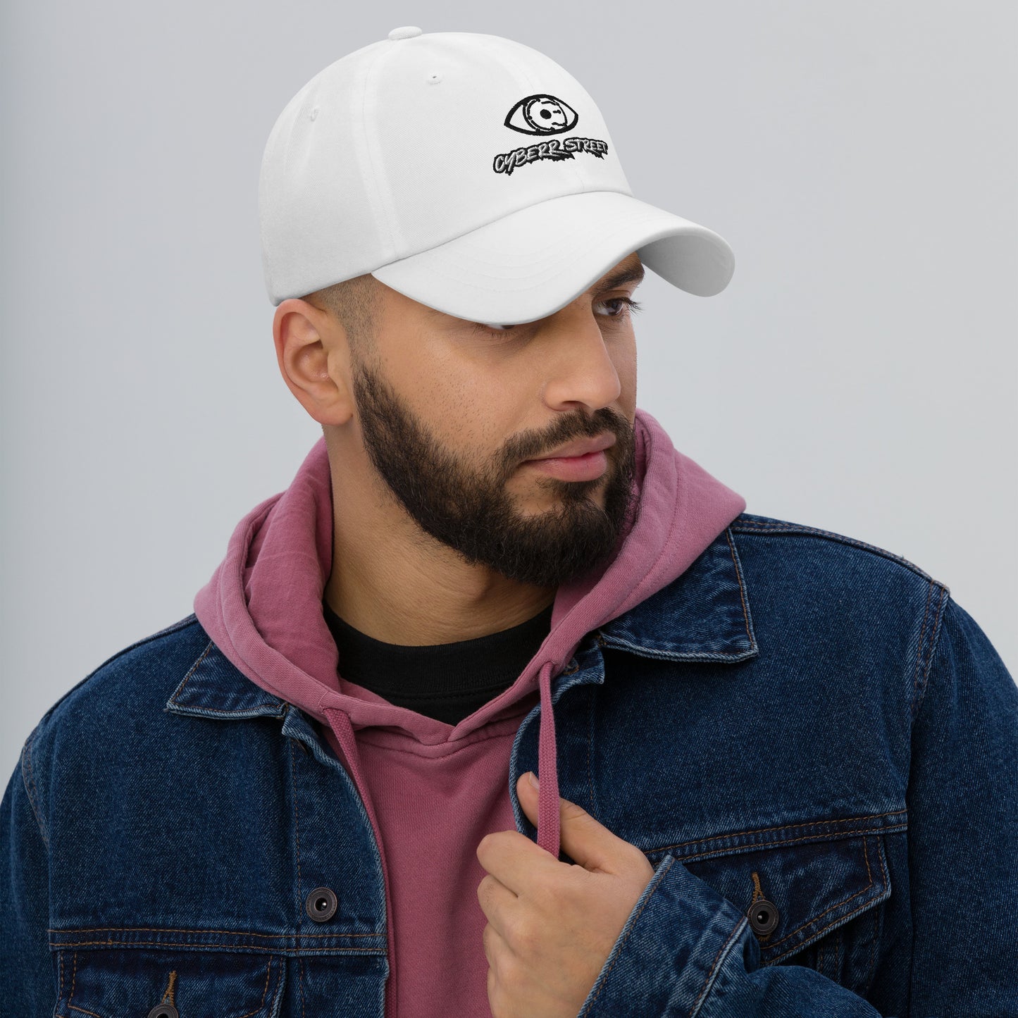 Black Cyberr Street Dad hat