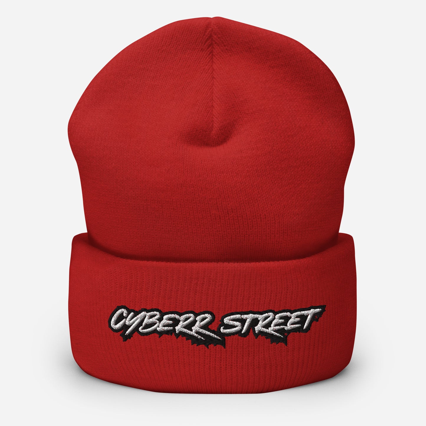 Unisex Cyberr Street Cuffed Beanie W/B