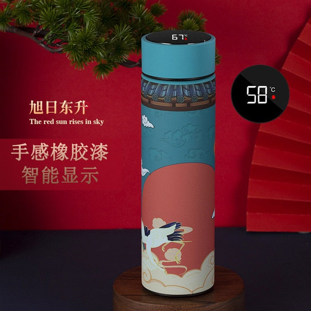 Temperature Display Thermos Bottle Cup