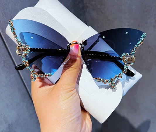 Diamond Butterfly Sunglasses