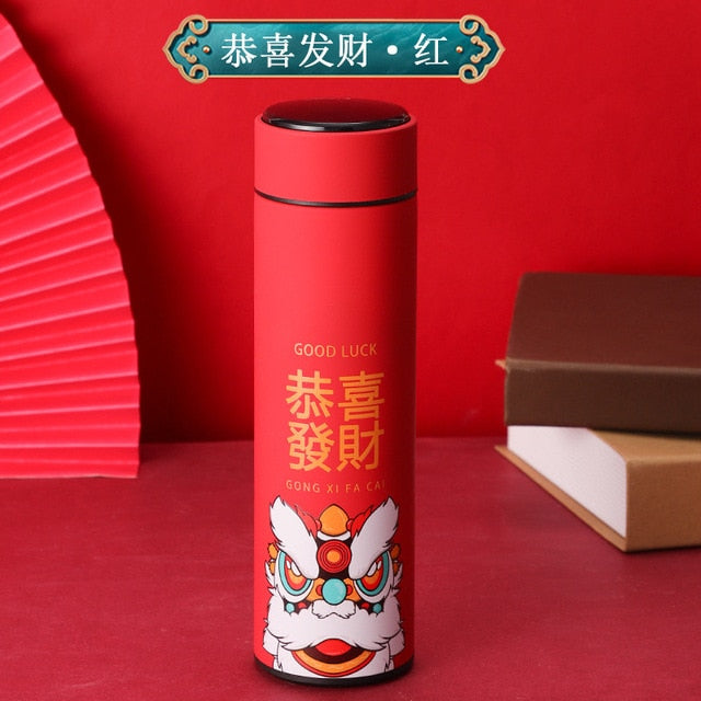 Temperature Display Thermos Bottle Cup