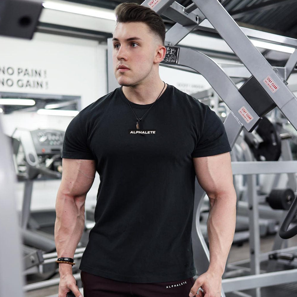 Men Fitted Gym T-Shirt