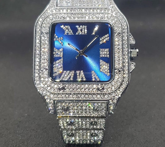 Ice Out Diamond Square Watch