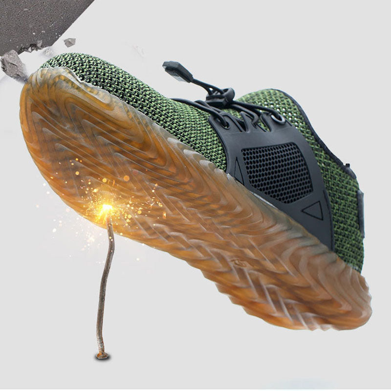 Breathable Mesh Steel Toe Shoes