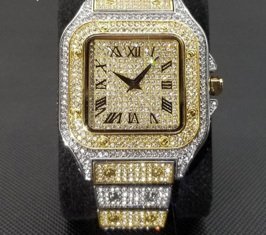 Waterproof Full Diamond Men's Watches