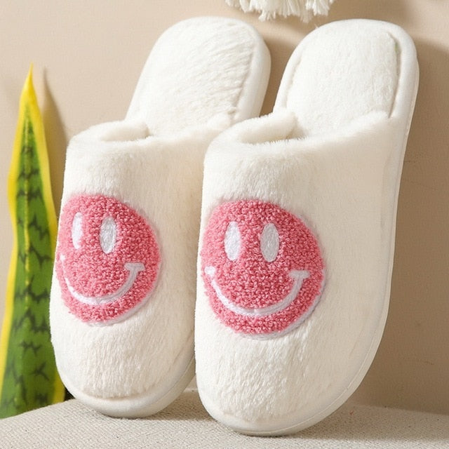 Love Heart Fluffy Slippers