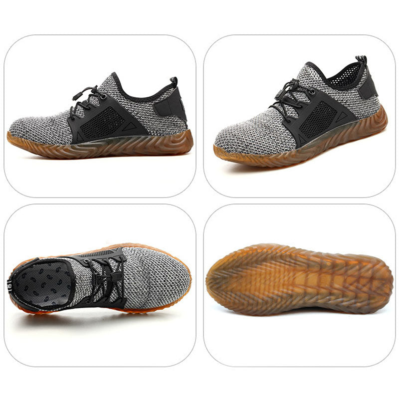 Breathable Mesh Steel Toe Shoes