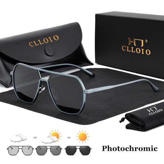 Aluminum Photochromic Sunglasses