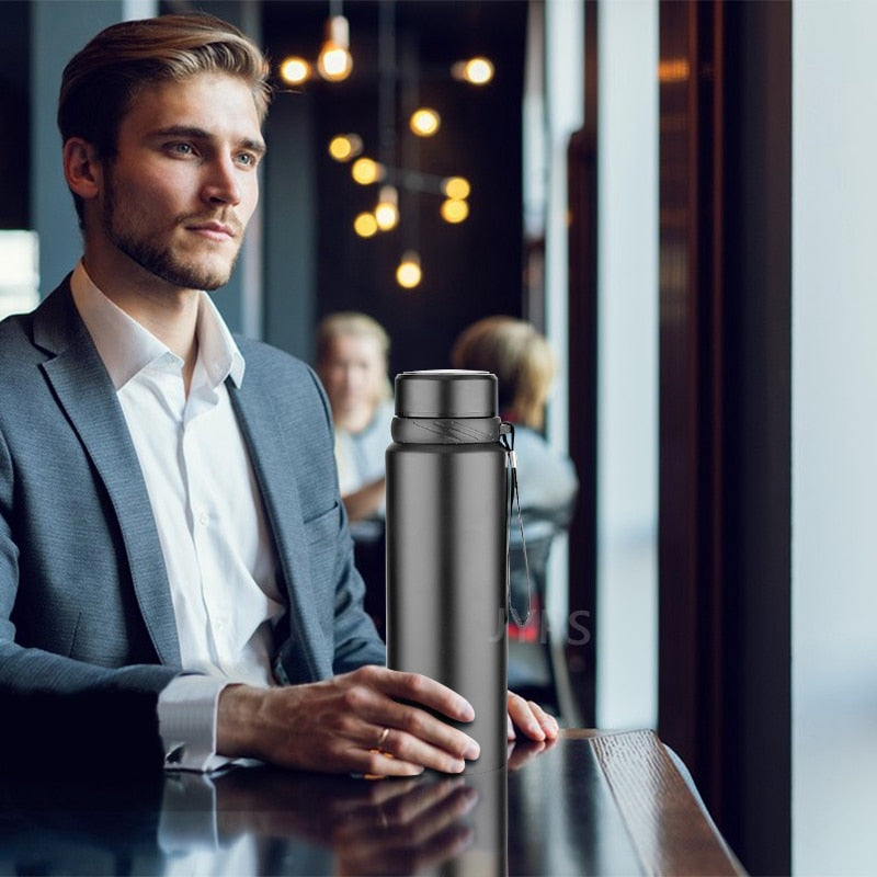 1000ML Smart Thermos Bottle Cold and Hot