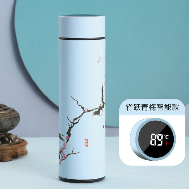 Temperature Display Thermos Bottle Cup