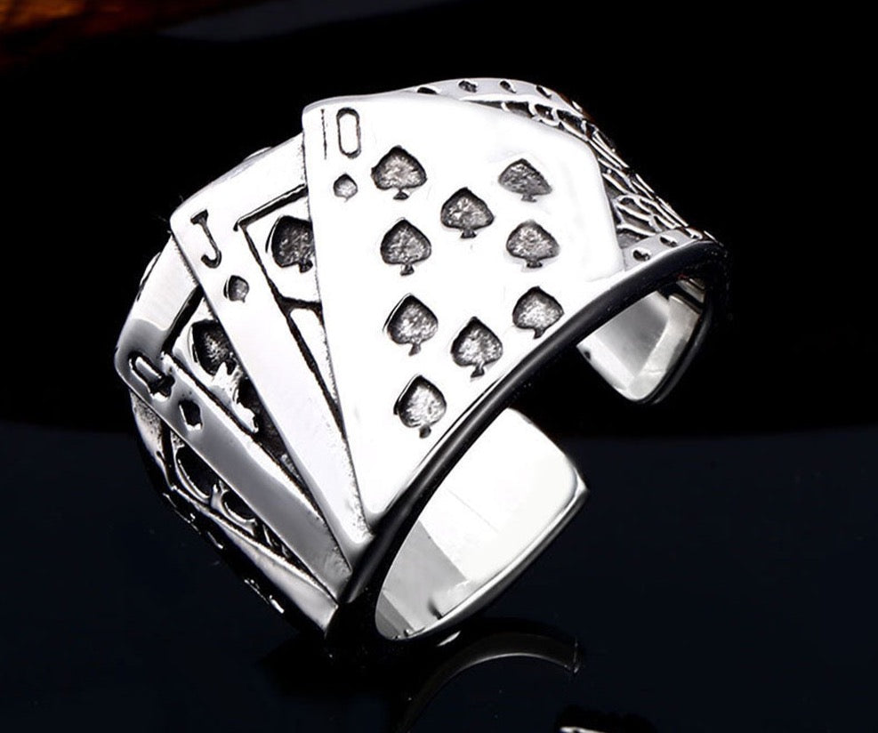 Biker Gothic Rock Men's Ring