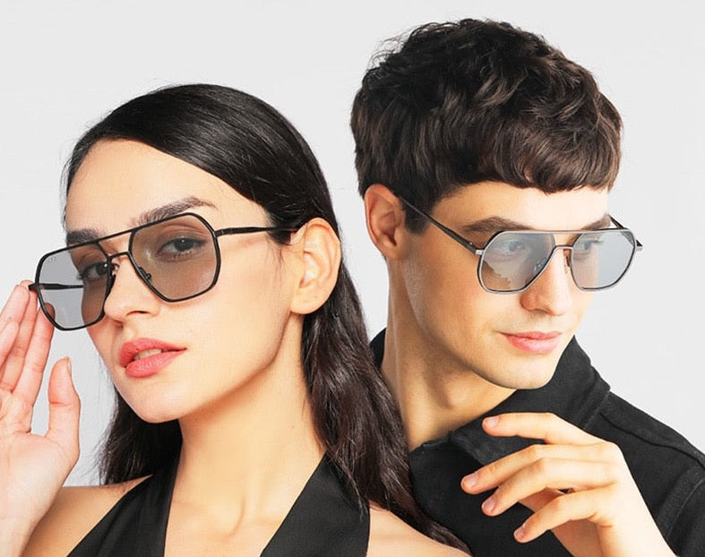 Aluminum Photochromic Sunglasses